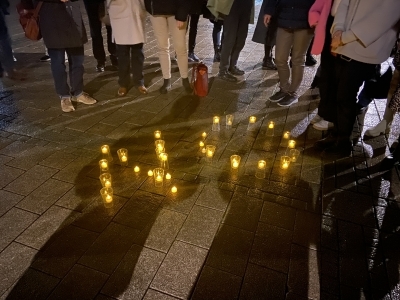 Zonta Club Alzenau - Zonta says NO 2024 - LED Zeichen